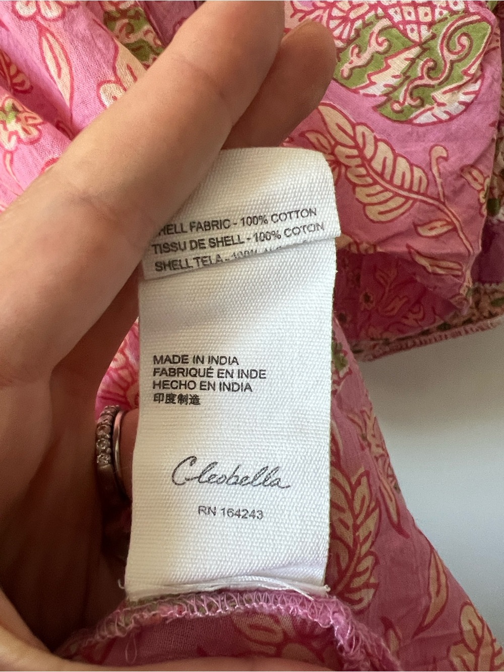 Cleobella Pink Paisley Amaryllis Peasant Embroidered Boho Blouse - Picture 5 of 5